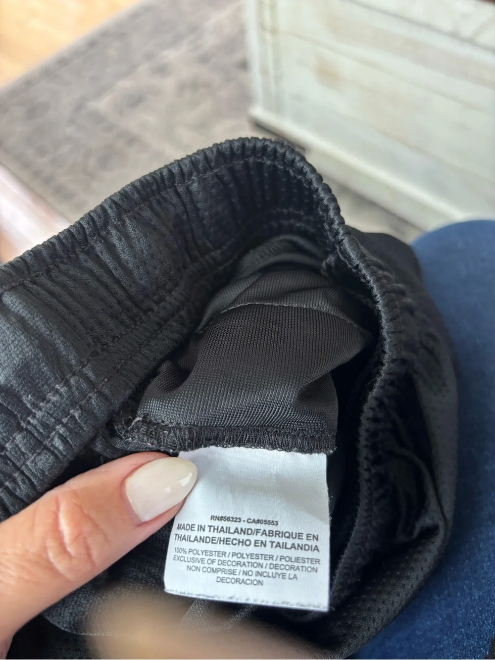 Nike Black Joggers with White Swoosh Logo